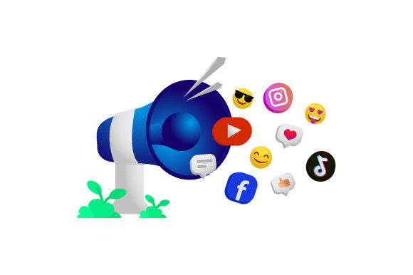 Download Social Media Advertising Design Vector - Vector Collection