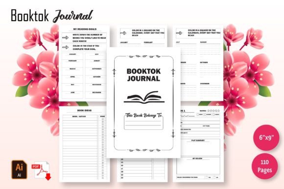 Download Booktok Journal for 100 Book -  KDP - Premium Bundle