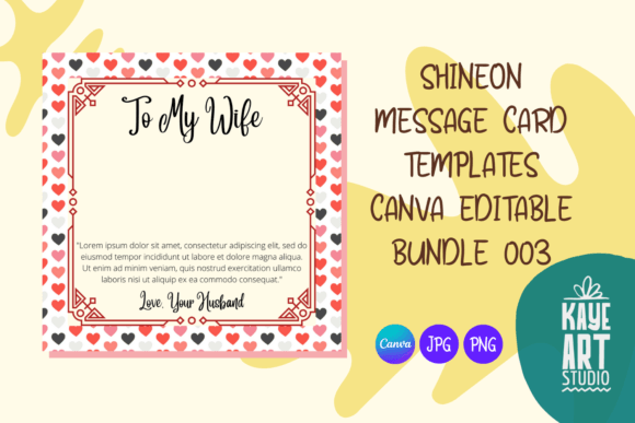 Download ShineOn Card Editable Template Bundle 3 - Editable template bundle Collection