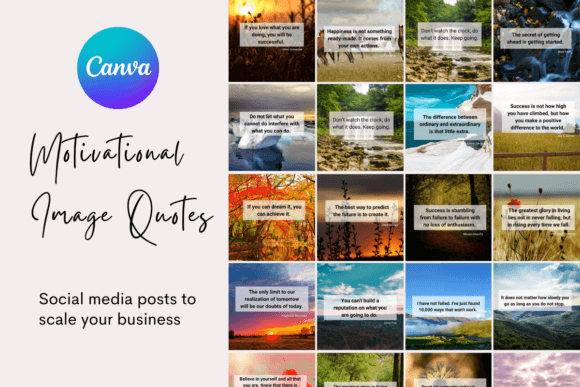 Download 25 Motivational Quotes Canva Template - Motivational quotes Collection