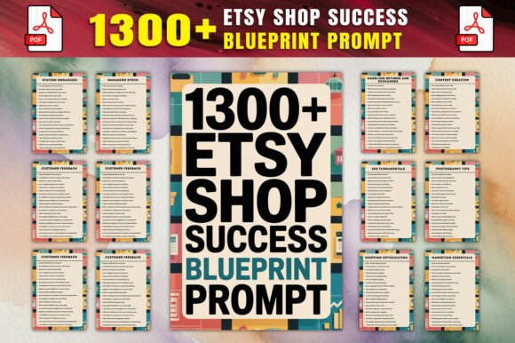 Download 1300+ Etsy Shop Success Blueprint Prompt - Premium Bundle